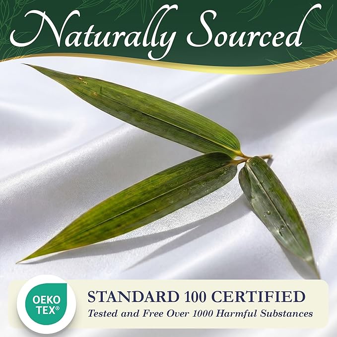 DECOLURE 100% Viscose Derived from Bamboo Sheets Twin Size - Image 7