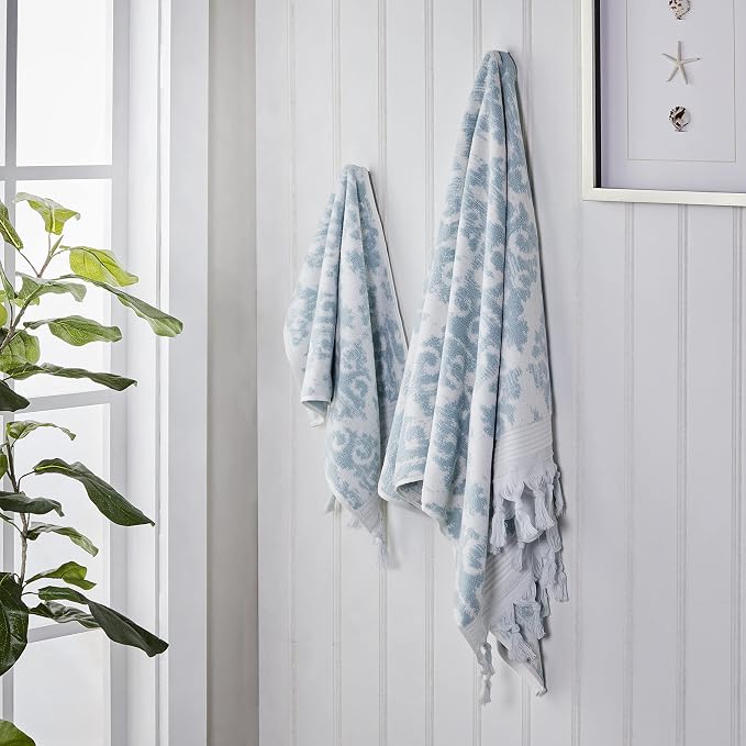 SKL Home Mirage Fringe 2 Bath, 2 Hand Towel Set - Image 5