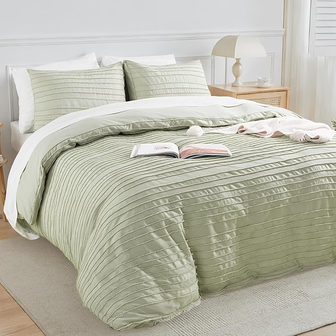 NEXHOME PRO Duvet Cover Full, 3 Pieces Boho Tufted Duvet Cover Set, Soft and - Image 2