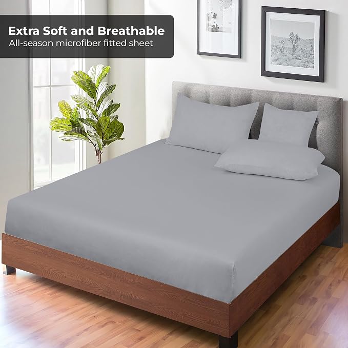 Royale Linens Fitted Sheet California King - Image 4