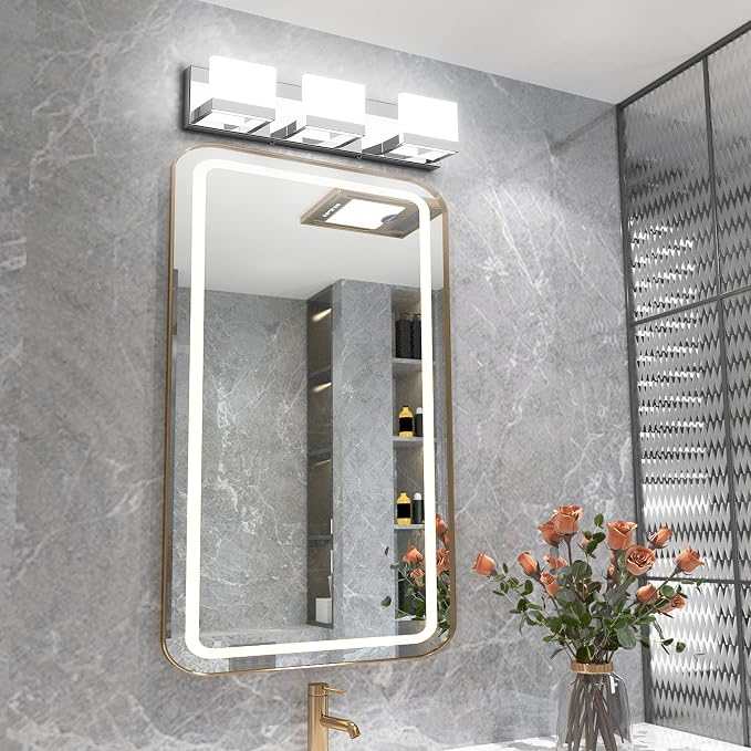 Tipace 3 Lights Dimmable LED Modern Vanity Lights - Image 5