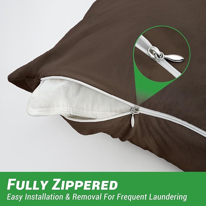 Gogreen Bamboo Rayon Waterproof Pillow Protector, Breathable Pillow Cover - Image 3