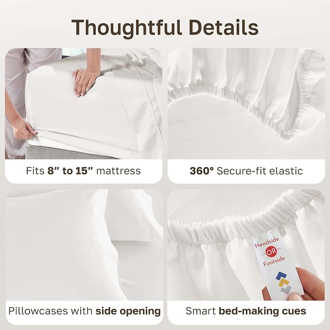 California Design Den Split King Sheet Set - Image 5