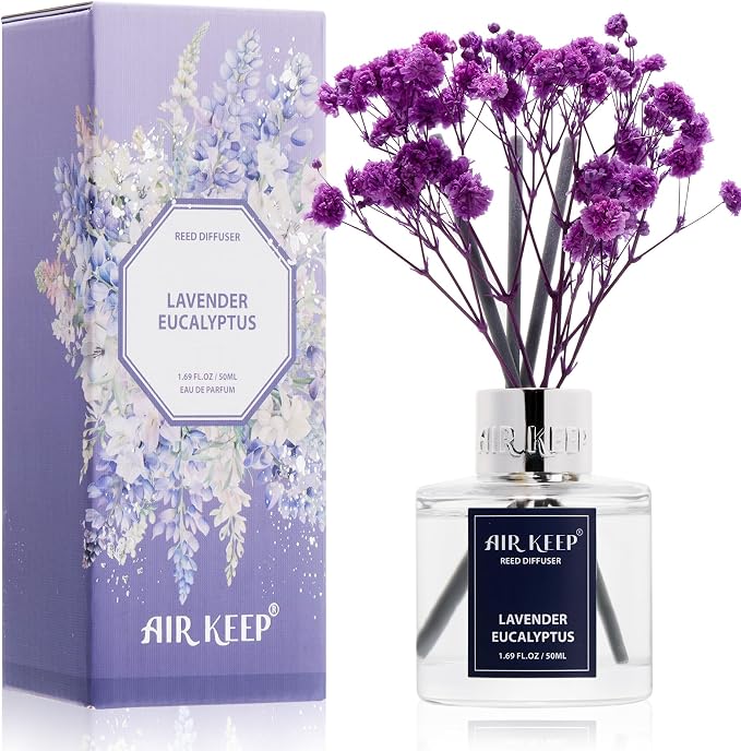 Airkeep Reed Diffuser Set, 1.69 fl oz by Airkeep
