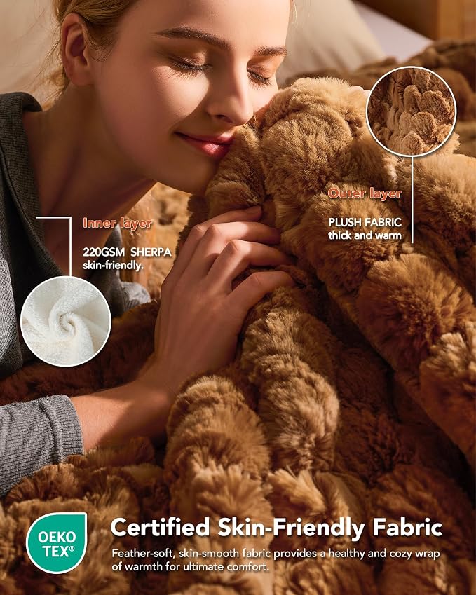 Homemate Electric Heated Throw Blanket - Image 5