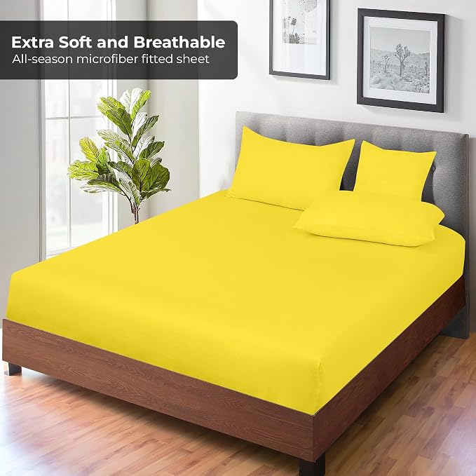 Royale Linens Fitted Sheet Queen - Image 4