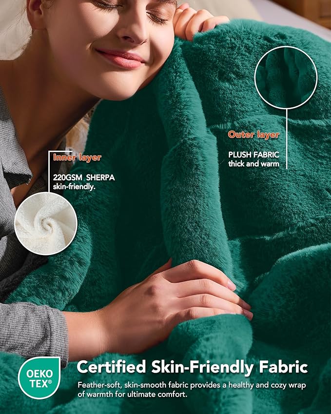 Homemate Electric Heated Throw Blanket - Image 5