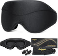 Sleep Mask, Premium Eye Mask for Sleeping, Total Blackout, Super Soft Comfort by BeHoomi