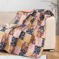 Exclusivo Mezcla 50"x 60" Quilted Throw Blanket- Microfiber Quilt Throw by ExclusivoMezcla