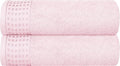GLAMBURG 100% Cotton 2 Pack Oversized Bath Towel Set 28x55 Inches, Ultra Soft by GLAMBURG