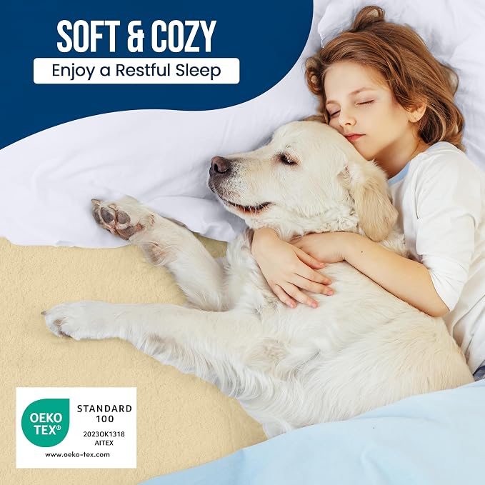 Twin Size Mattress Protector Waterproof, Premium 200 GSM Terry Mattress Cover - Image 5