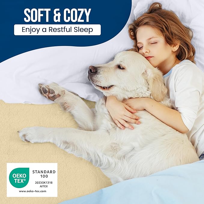 Full Size Mattress Protector Waterproof, Premium 200 GSM Terry Mattress Cover - Image 5