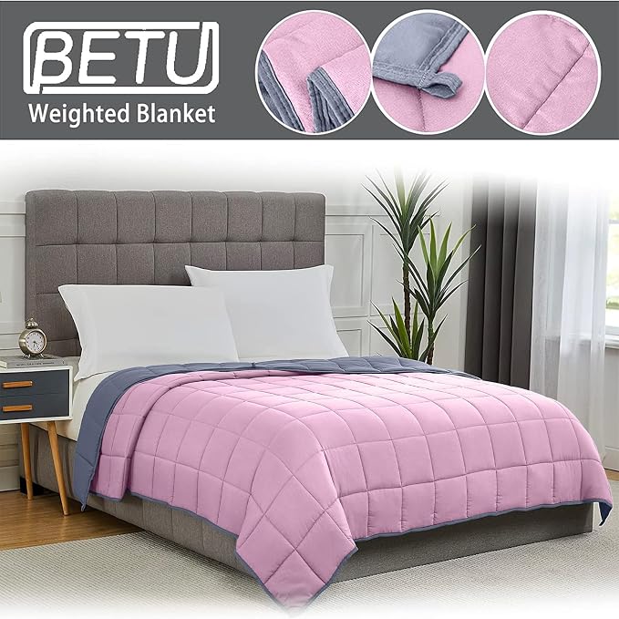 Weighted Blanket for Adults 20lbs, Twin Full Size Cooling Heavy Throw Blanket - Image 3