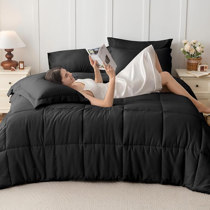 JOLLYVOGUE Twin XL Comforter Set, Ultra-Soft Bed in a Bag Twin XL Size 5 Pieces - Image 7