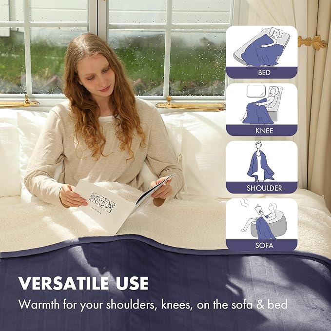 Heated Blanket Twin Size 62" x 84" - Image 6