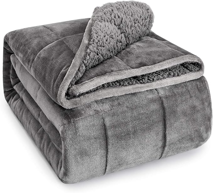 Wemore Sherpa Fleece Weighted Blanket by WemoreDirect