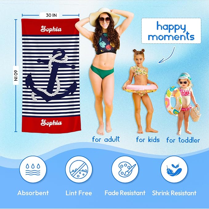 JML Personalized Beach Towel - Image 4