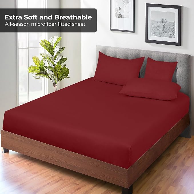 Royale Linens Fitted Sheet Full - Image 4