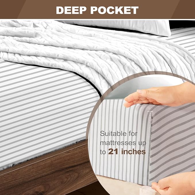 FreshCulture Twin XL Fitted Sheet Only - Image 4