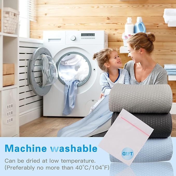 AmyHomie Cooling Blanket, 100% Rayon Derived from Bamboo, Cool Summer King Size - Image 4