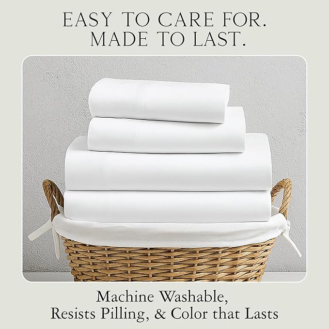 Karissa Mae Cooling Bamboo Viscose King Size Pillowcase Set | 100% FSC - Image 7