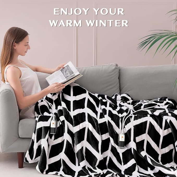VENTIMI Electric Blanket Queen Size, Fast Heating Blanket - Image 5