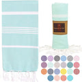 Beach Towel 100% Cotton Turkish Beach Towel Adult 38x70 Inch Pre-washed by NatureIsGift