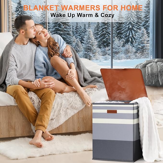 Foldable 40L Large Towel Warmer Bucket，360° Even Heating SPA Towel Warmers - Image 6