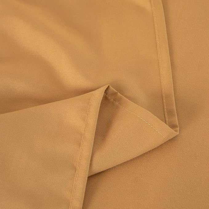 Twin Flat Sheet Only，66x96Inch Light Brown - Image 6