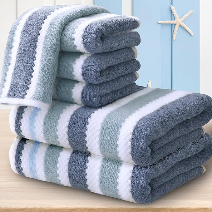 Waffle Towels for Bathroom by VOOVAMOVAS