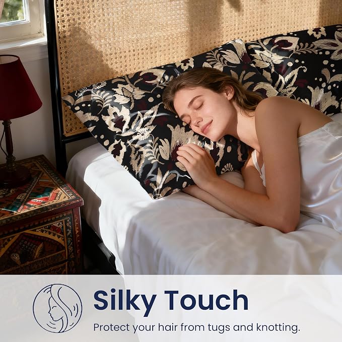 EXQ Home Satin Pillowcase for Hair and Skin Queen - Image 3