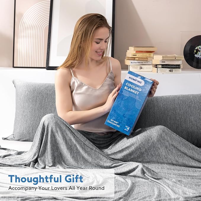 HOMFINE Cooling Blankets for Hot Sleepers - Image 7