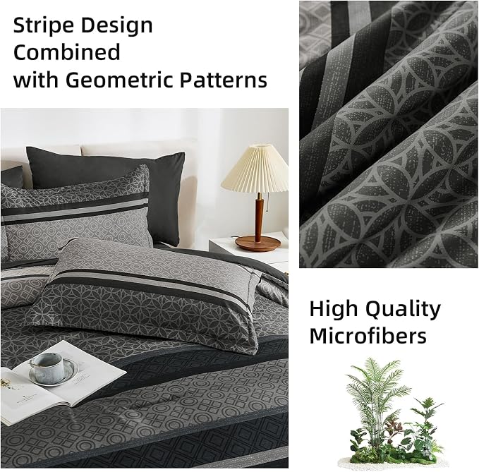 WONGS BEDDING Twin Comforter Set 6 Pieces, Soft Lightweight Micorfiber Bedding - Image 8