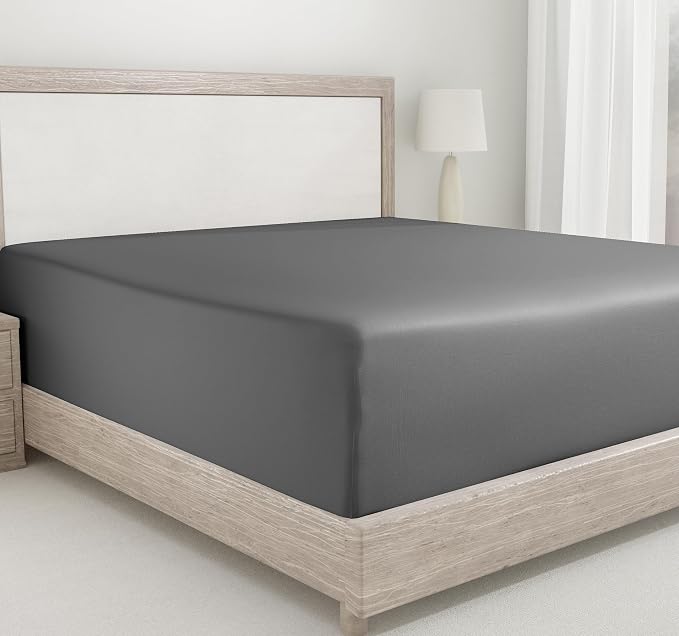 California Design Den Deep Pocket Fitted Sheet Only, Soft 400 Thread Count 100% by CaliforniaDesignDen