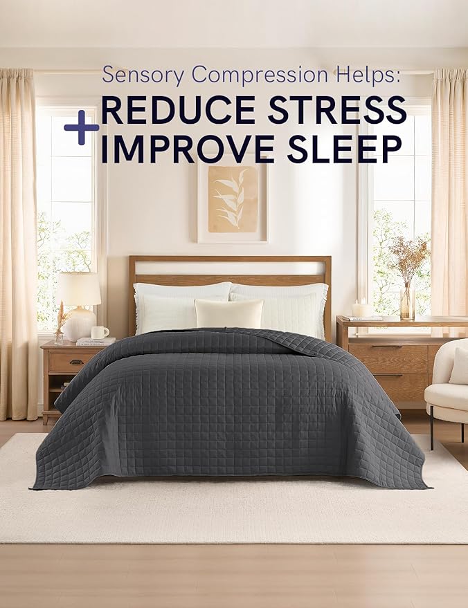 YnM Cotton King Size Weighted Blanket - Image 2