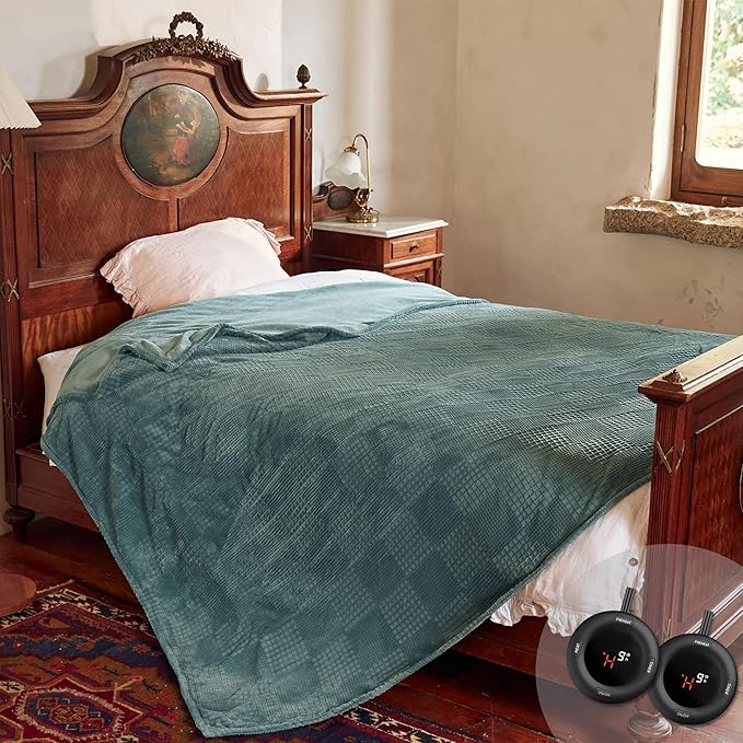 Texciting Electric Blanket Queen Size 84''X90'' by TEXCITING