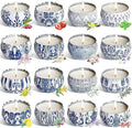 YOROXRG Scented Candles Gifts Set 16 Pack Soy Wax Travel Tin Jar Candles by YOROXRG