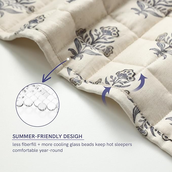 YnM 12lbs Weighted Blanket for Adults, Linen Heavy Bed Throw Blanket - Image 5