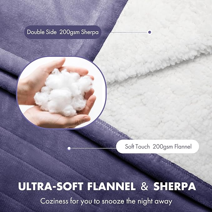 Heated Blanket Queen Size 84" x 90" - Image 4
