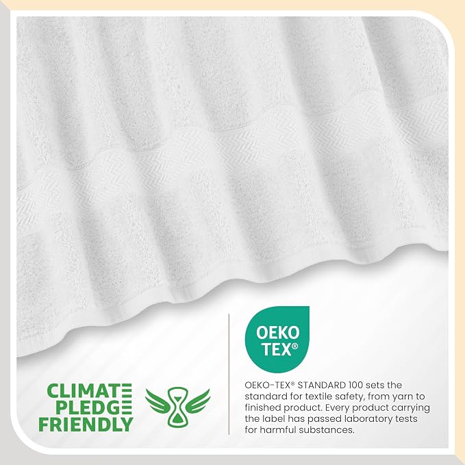 Martex 6-Piece Luxury 100% Cotton Towel Set | Quick Dry | Super Absorbent | - Image 8