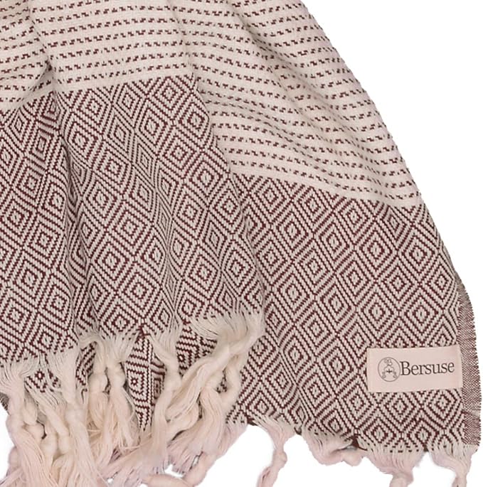 Bersuse 100% Cotton Hierapolis XL Throw Blanket - Image 4