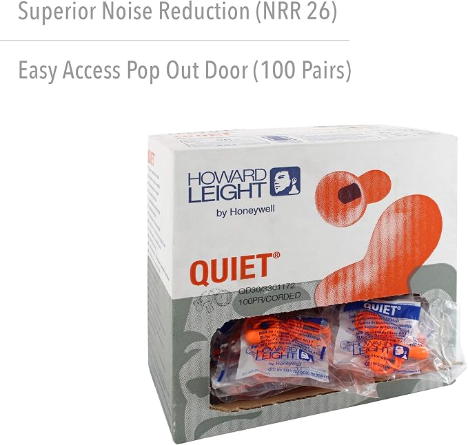 Howard LEIGHT Honeywell Home Howard Leight by Quiet Corded Reusable Earplugs - Image 2