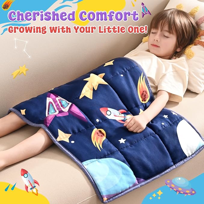 anfie Weighted Lap Pad 2 Pounds, Weighted Blanket Kids Cooling Blanket - Image 3
