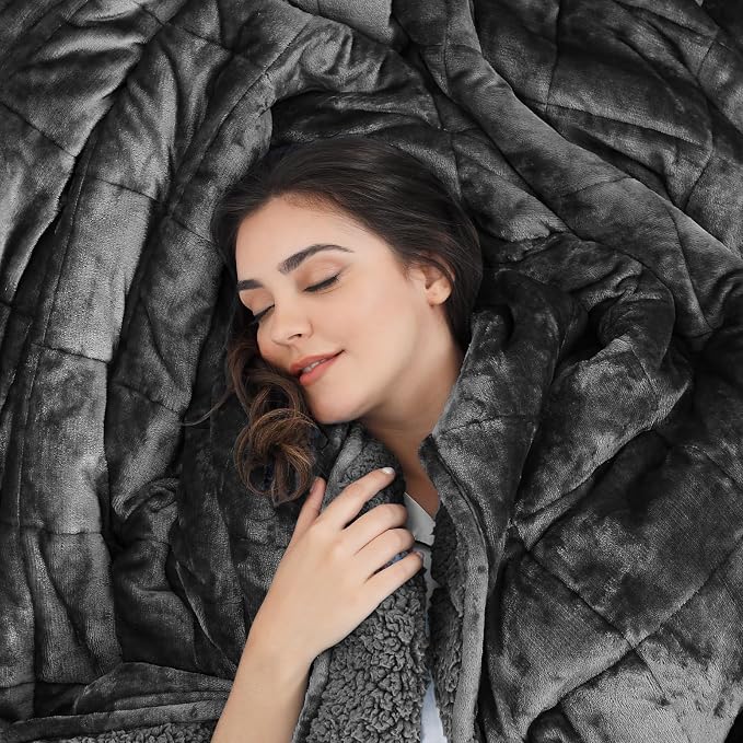 Aemicion Sherpa Fluffy Weighted Blanket - Image 3