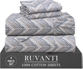 RUVANTI 4 Pcs Cotton Sheets by Ruvanti