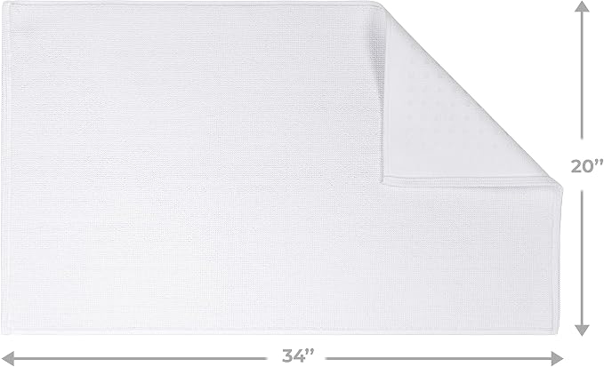 Cotton Paradise 100% Cotton Non Slip Bath Mats - Image 3