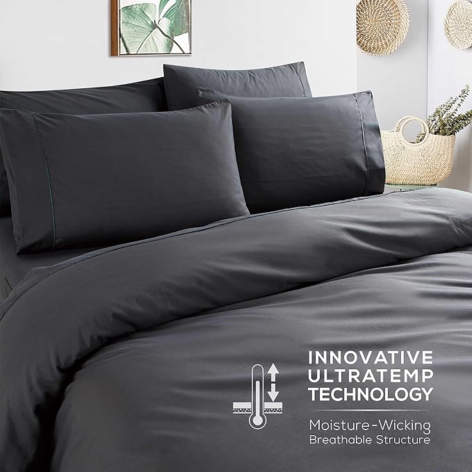Mueller UltraTemp 6 PC Queen Sheet Set - Image 6