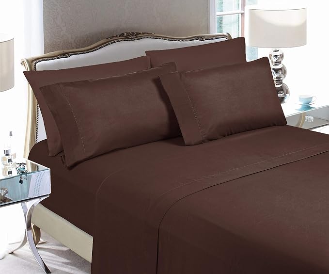 Elegant Comfort Luxury Soft Bed Sheets 1500 Premium Hotel Quality Microfiber - Image 2