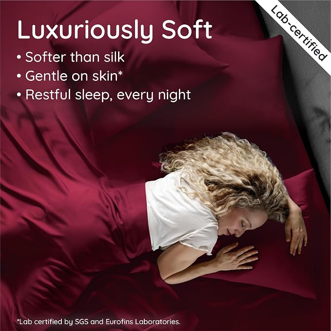Bambaw 100% Viscose Derived from Bamboo Sheets King Set – 6pcs Set of Cooling - Image 4