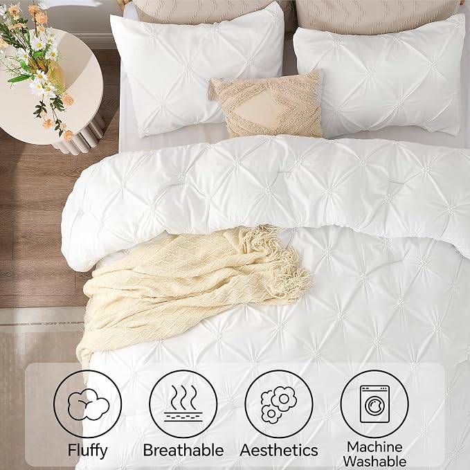 BEDELITE White Twin Comforter Set - Image 4